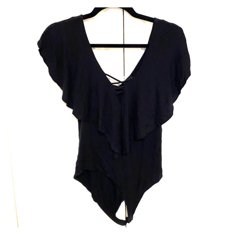 Layered Black Onesie
